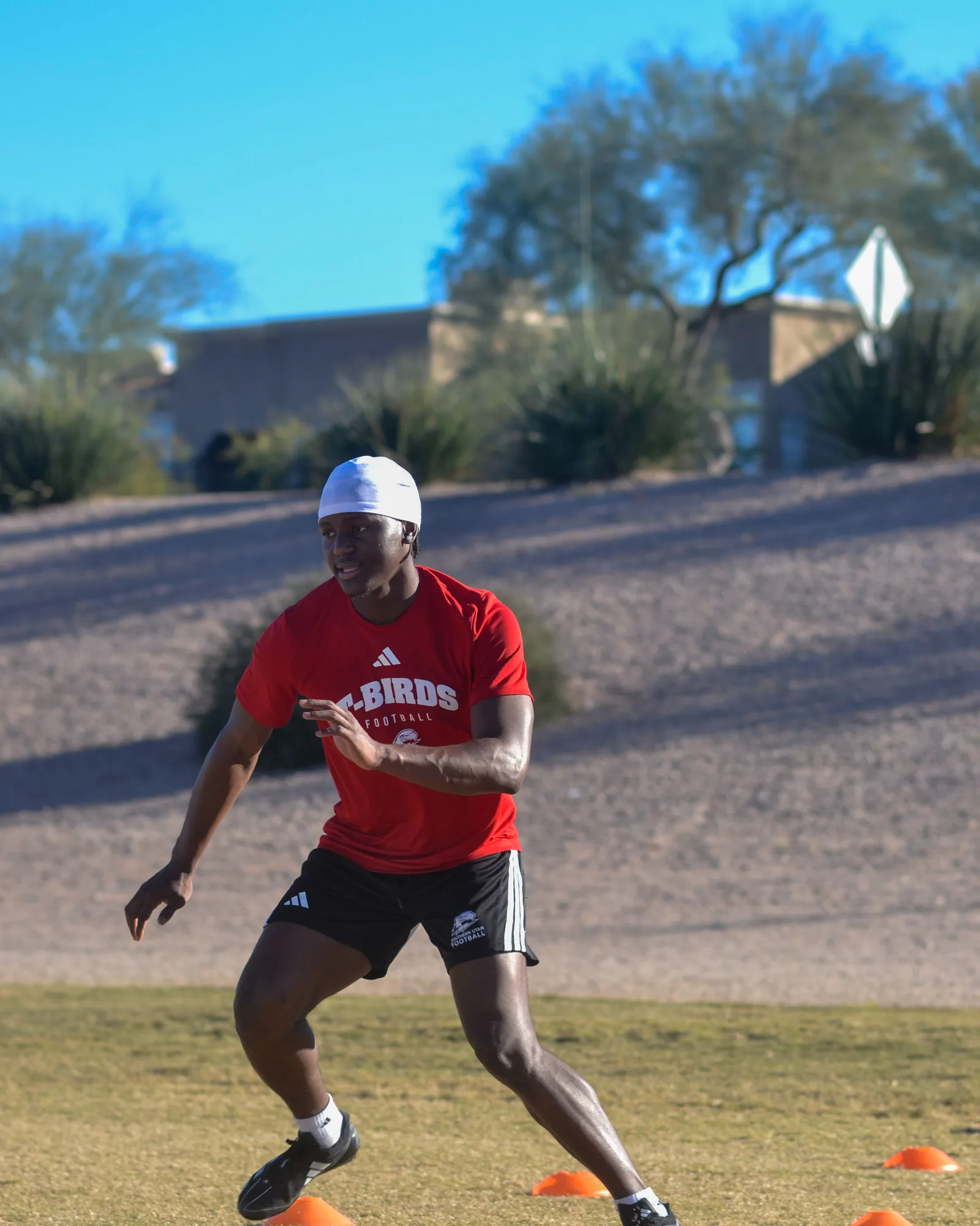 Youth athlete completing structured development training